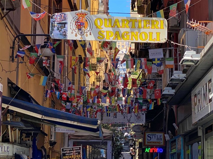 Naples: Spanish Quarters Walking Tour - Entering the Quartieri Spagnoli from Via Chiaia