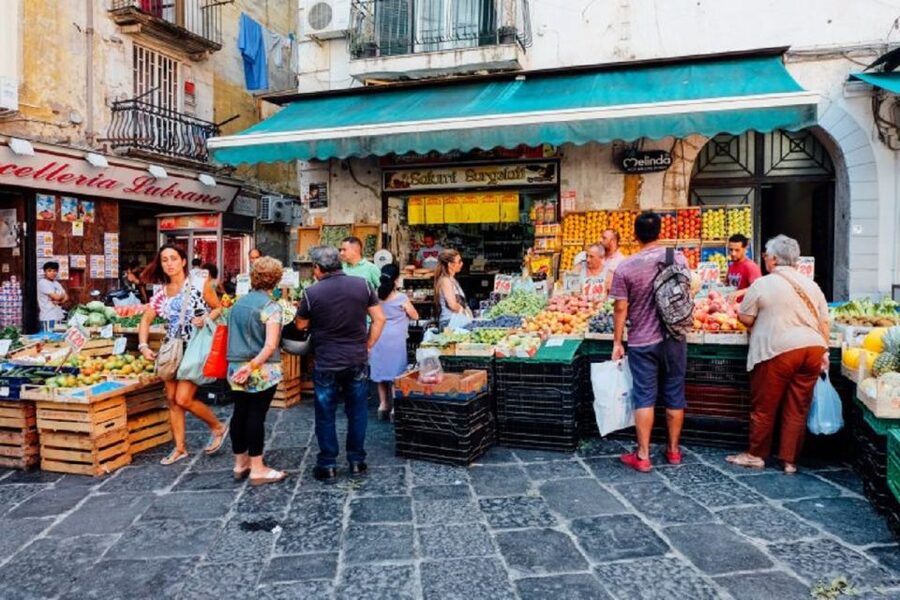 Naples: The Spanish Quarters, Street Art and Local Market - Starting beside Gambrinus and Naples’ grandest sights