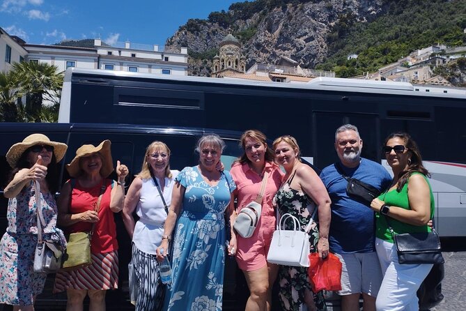 Naples to Positano Drive - The Mercedes ride and private group setup