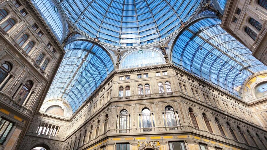 Naples: tour between Maschio Angioino and Plebiscito square - Galleria Umberto’s soaring covered arcade