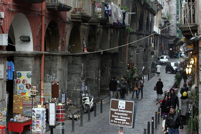 Naples Walking tour of the Historical Center - Campanile della Pietrasanta, a surviving fragment