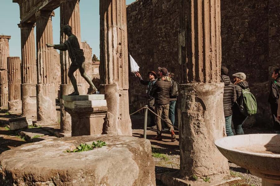 Pompeii Small Group Tour with transportation from Naples - Entering Pompeii through Porta Marina
