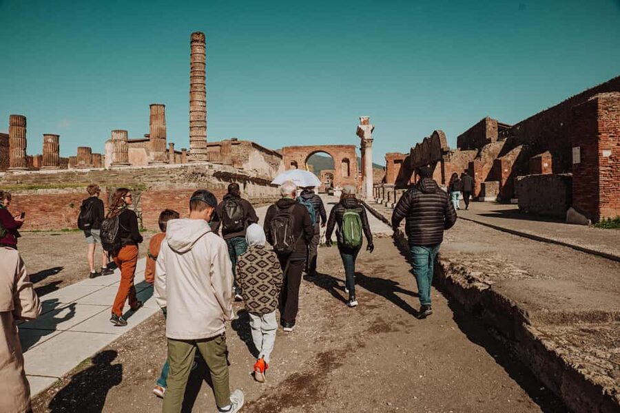 Pompeii Small Group Tour with transportation from Naples - Heat, rain, and uneven ground