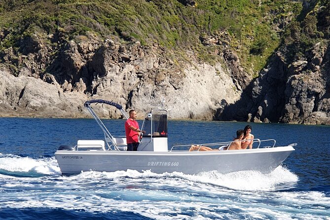 Private excursion to the island of Ischia by Conero 6.6m boat - Sant’Angelo, Ischia’s colorful hillside village