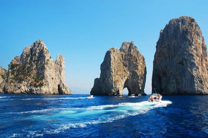 Private Full-Day Capri and Blue Grotto Stress Free Tour from Rome - Reaching the Blue Grotto by rowing boat