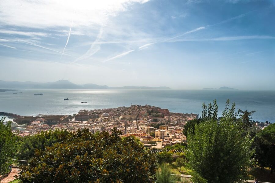 Private Tour: Naples Food Tasting Tour by Vintage Vespa - Piazzale San Martino and the views from Vomero