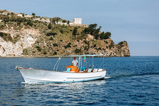 Private tour of the island of Ischia with Gozzo Aprea 35ft - Passing the Aragonese Castle and Ischia Ponte