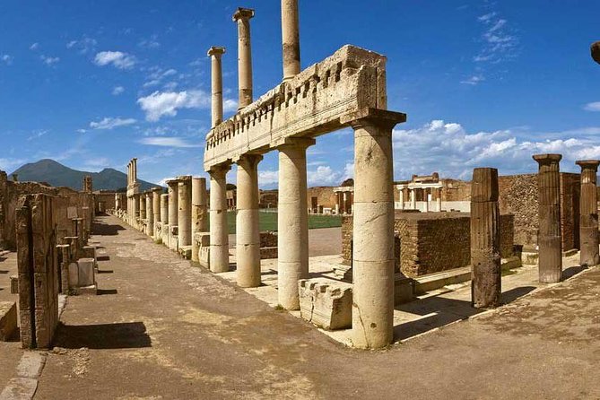 Private Transfer from Naples to Sorrento with Stop at Pompeii - Entering Pompeii with two hours to spare