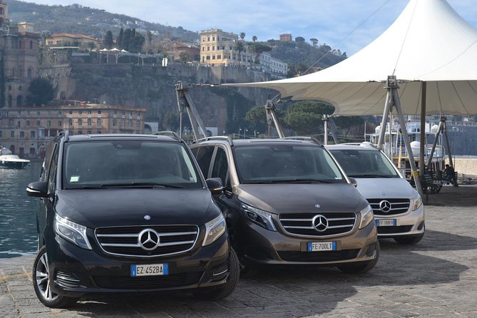 Private Transfer: Naples Hotel, Airport,Train Station to Sorrento - The ride south in a private car or Mercedes minivan