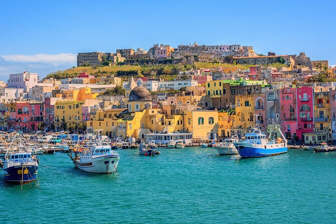 Procida Small Group Boat Tour from Ischia with Aperitif - Terra Murata from the sea