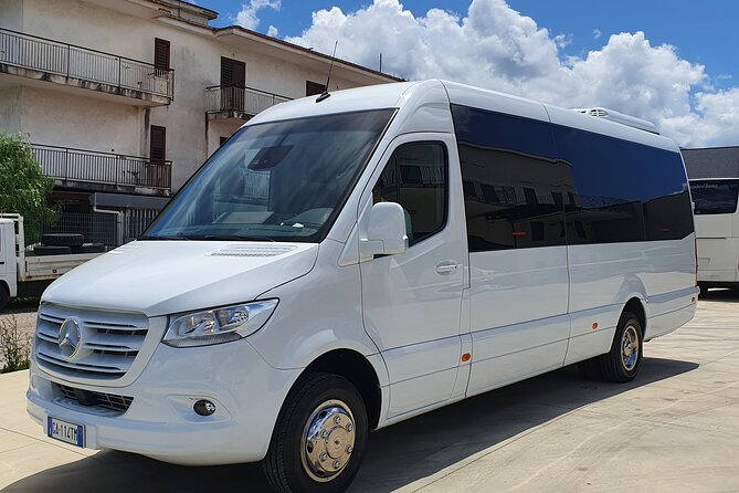 Round-Trip Shuttle Transfer from Naples to Pompeii - Arriving near Pompeii’s main entrance