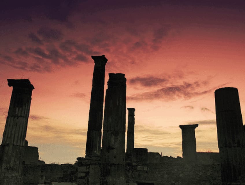 Shared Tour Sorrento, Amalfi Coast, and Pompeii from Naples - Pompeii: two hours with an English-speaking guide