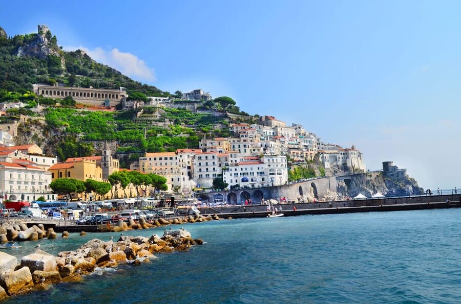 Shared Tour Sorrento, Amalfi Coast, and Pompeii from Naples - Meeting your minivan at Naples cruise port