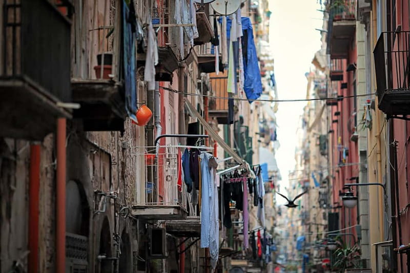The Naples Grand Tour of the City and Hidden Gems - Greek walls at Piazza Bellini