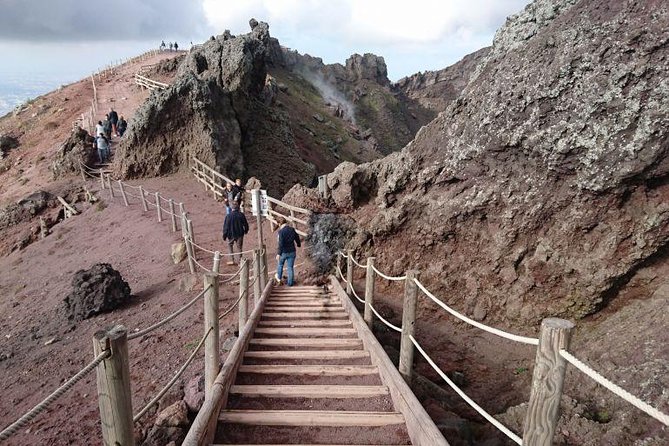 Vesuvius: Half Day Trip from Naples - The crater path and the view from the rim