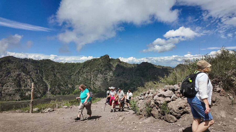 Vesuvius Volcano Experience: from Naples, Pompeii and Rome - Reaching the volcano and starting the walk